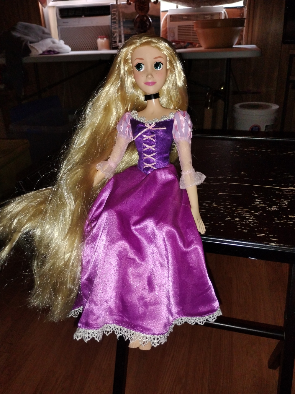 Disney Purple & Pink Rapunzel Styling Doll with Long Blonde Hair